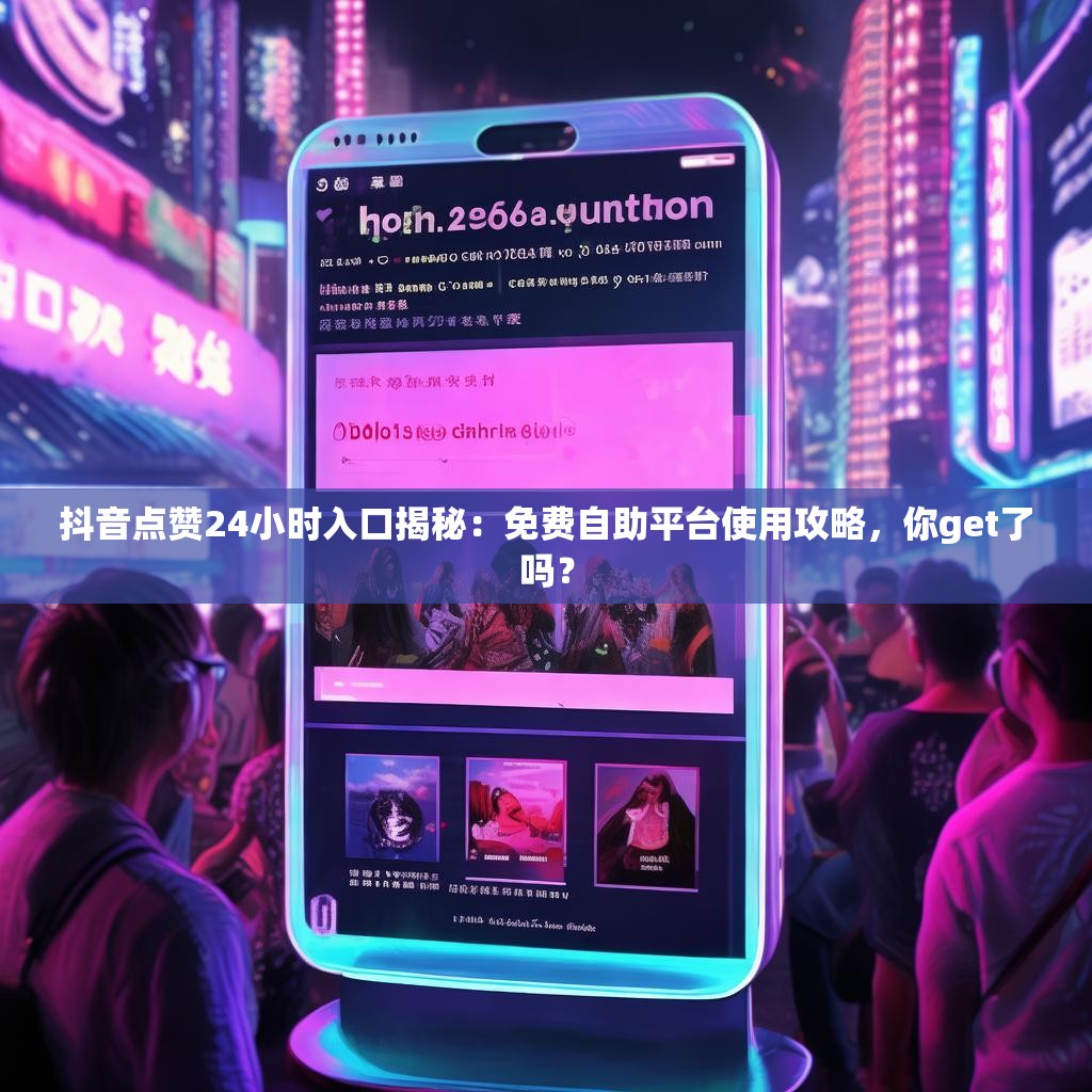 抖音点赞24小时入口揭秘：免费自助平台使用攻略，你get了吗？
