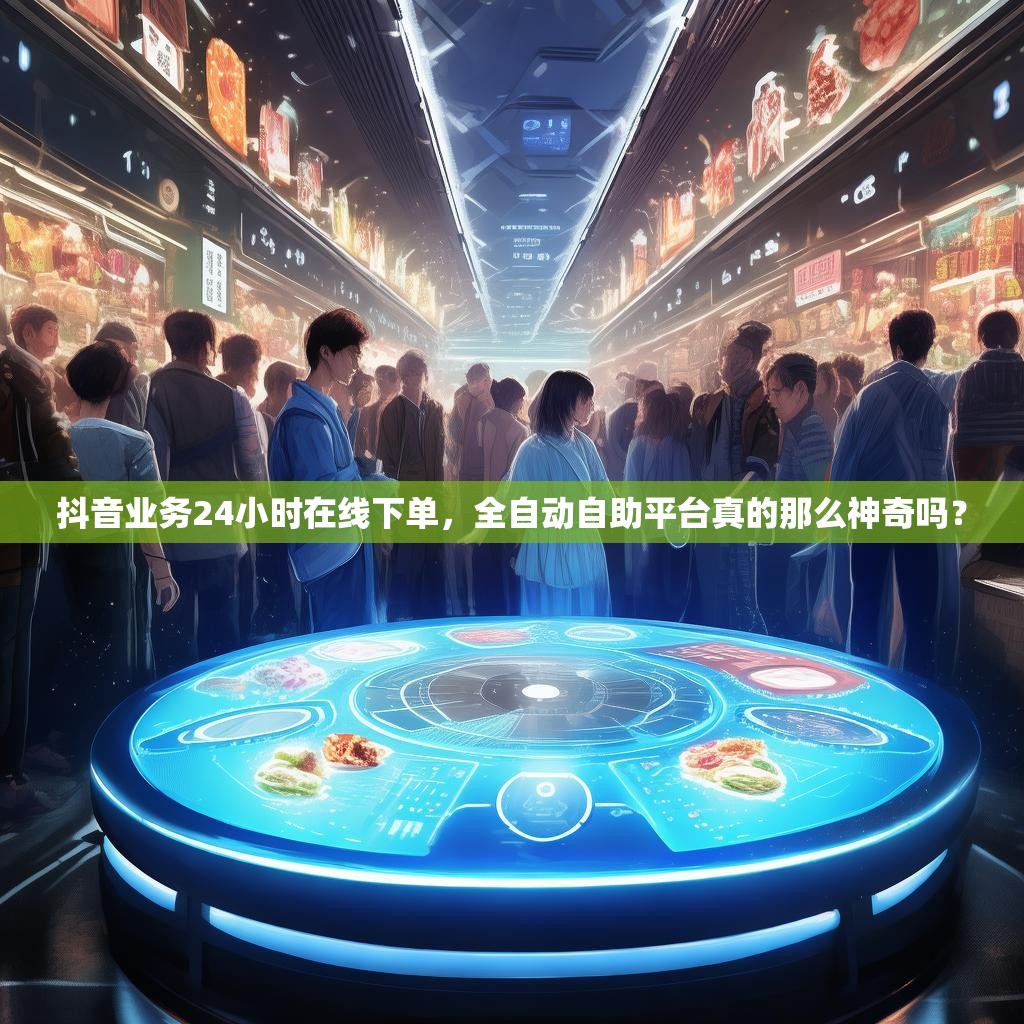 抖音业务24小时在线下单，全自动自助平台真的那么神奇吗？