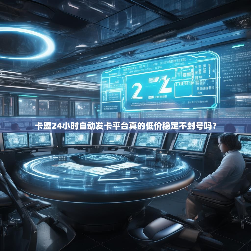 卡盟24小时自动发卡平台真的低价稳定不封号吗？