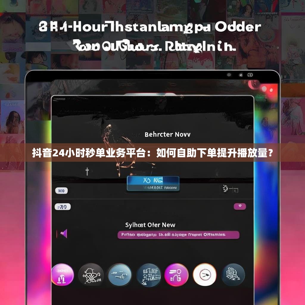 抖音24小时秒单业务平台：如何自助下单提升播放量？