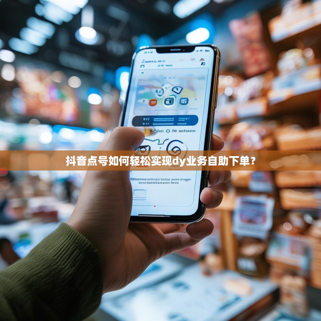 抖音点号如何轻松实现dy业务自助下单？