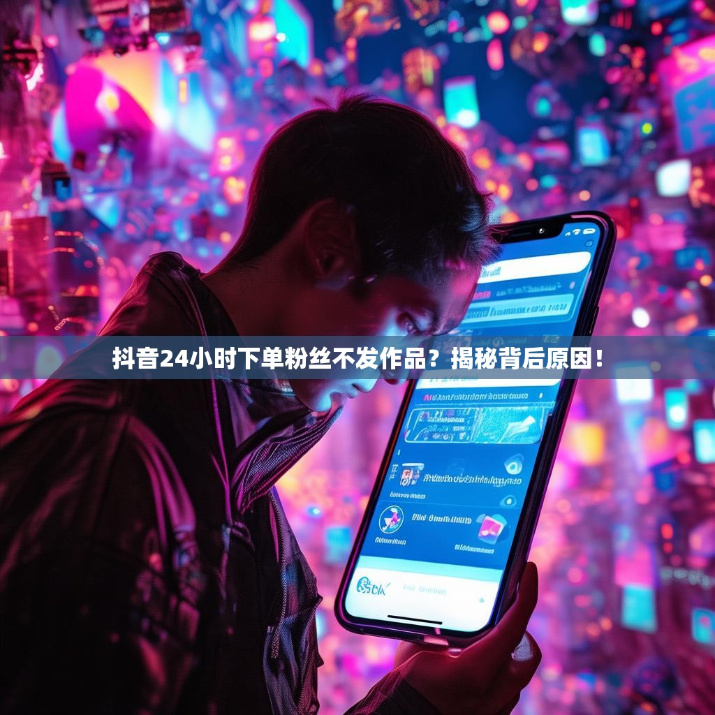 抖音24小时下单粉丝不发作品？揭秘背后原因！