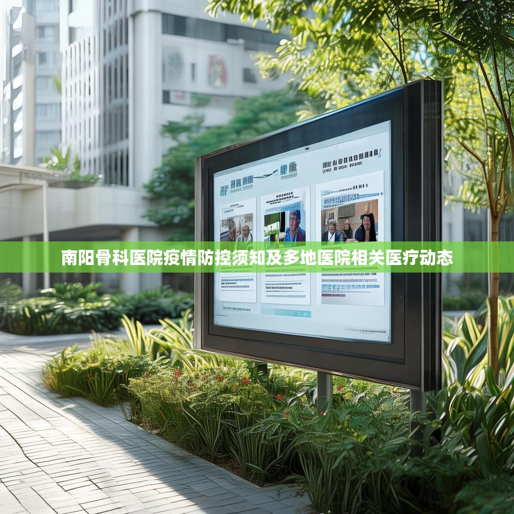 南阳骨科医院疫情防控须知及多地医院相关医疗动态