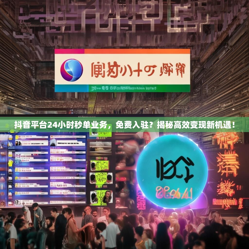 抖音平台24小时秒单业务，免费入驻？揭秘高效变现新机遇！