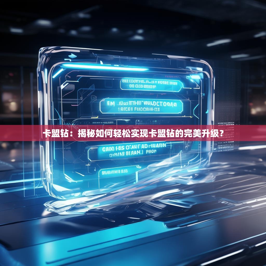 卡盟钻：揭秘如何轻松实现卡盟钻的完美升级？