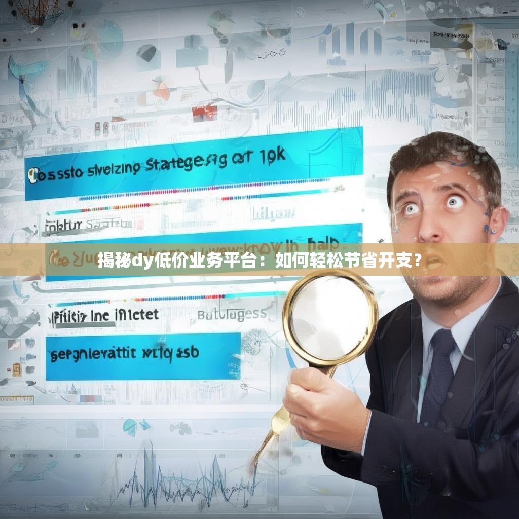 揭秘dy低价业务平台:如何轻松节省开支? 揭秘dy低价业务平台:如何轻松节省开支?