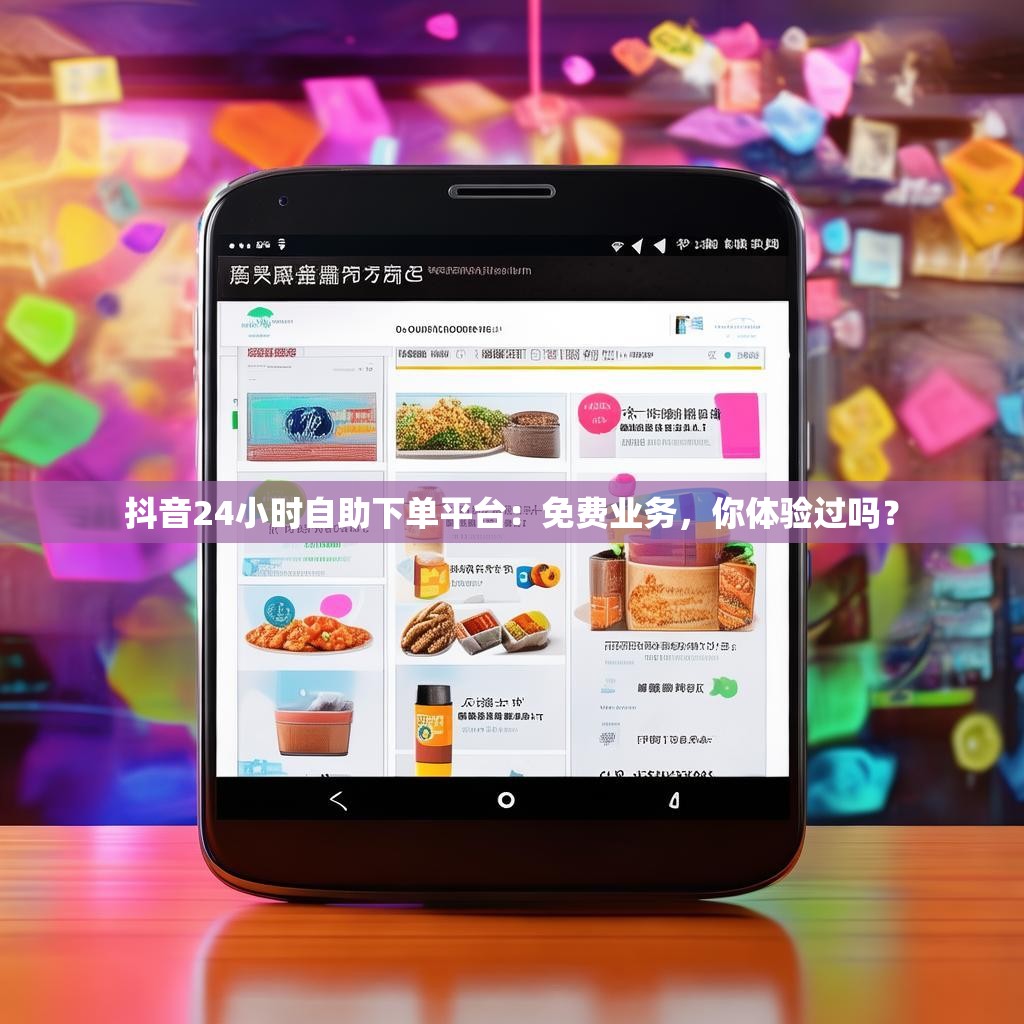 抖音24小时自助下单平台：免费业务，你体验过吗？
