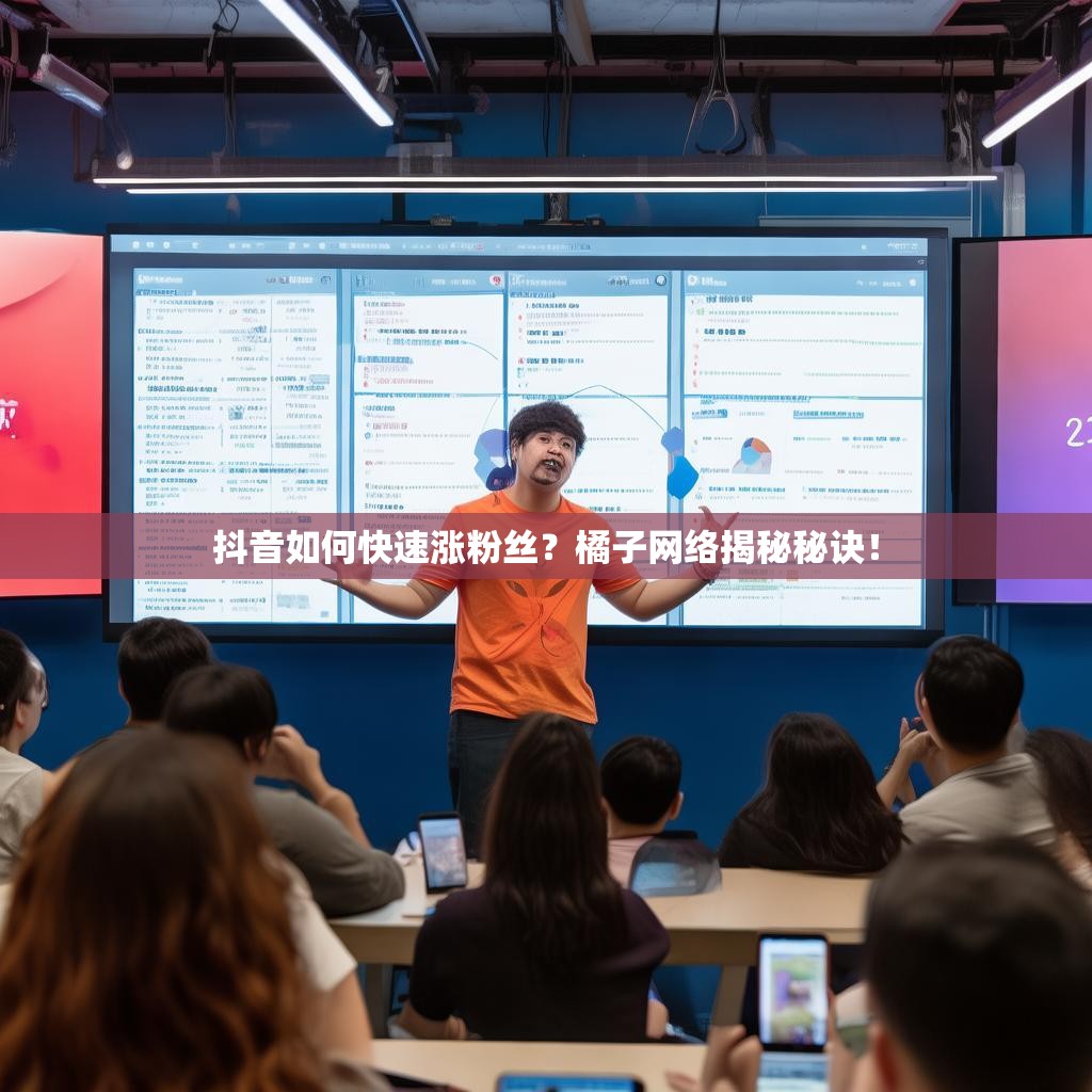 抖音如何快速涨粉丝？橘子网络揭秘秘诀！