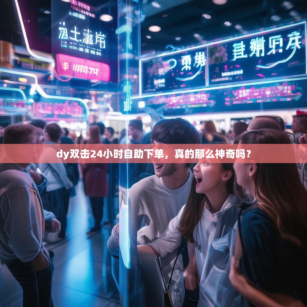 dy双击24小时自助下单，真的那么神奇吗？