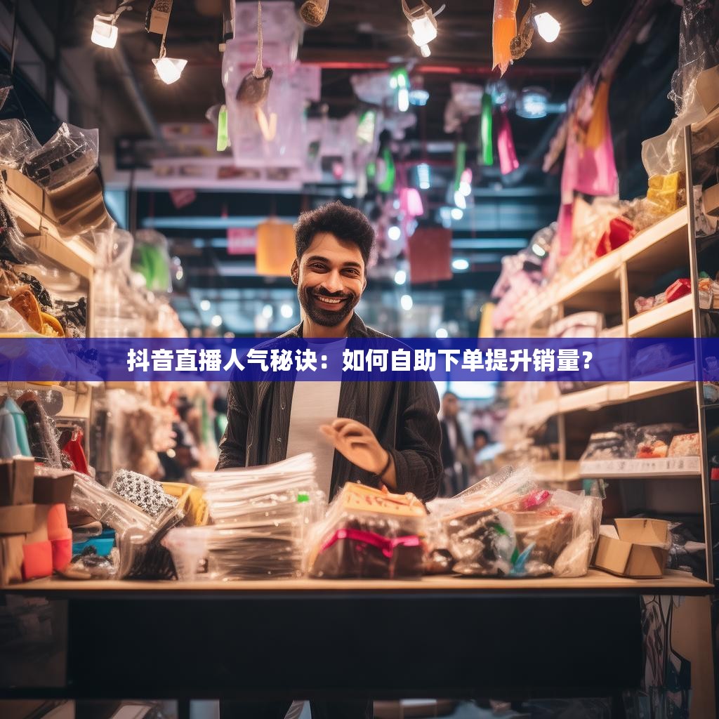 抖音直播人气秘诀：如何自助下单提升销量？
