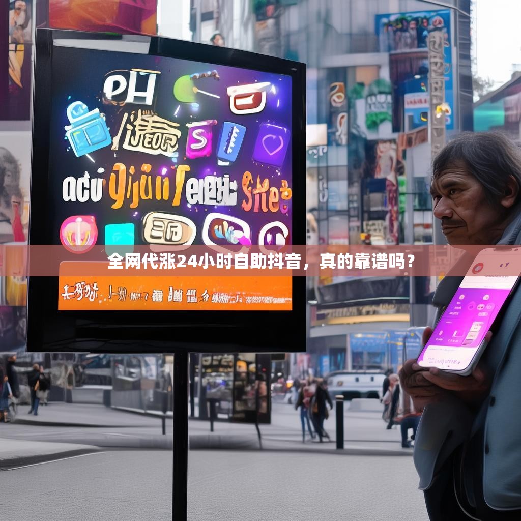 全网代涨24小时自助抖音，真的靠谱吗？