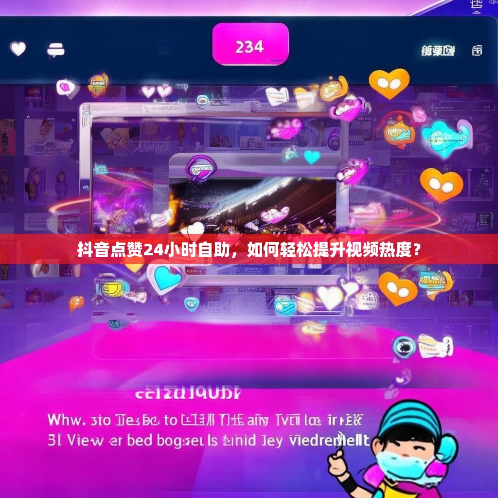 抖音点赞24小时自助，如何轻松提升视频热度？