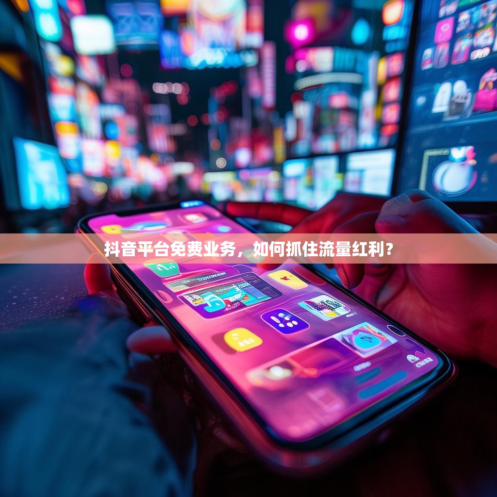 抖音平台免费业务，如何抓住流量红利？