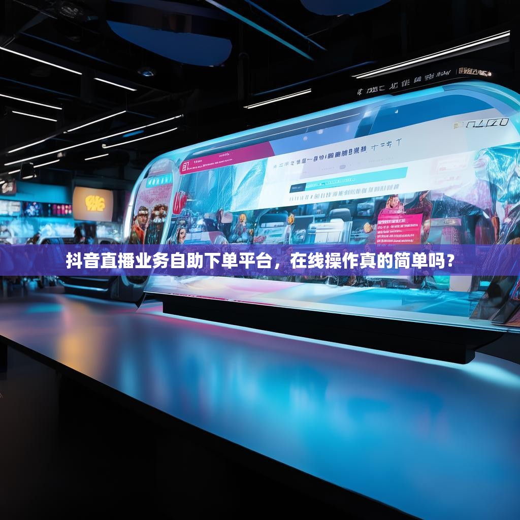 抖音直播业务自助下单平台，在线操作真的简单吗？