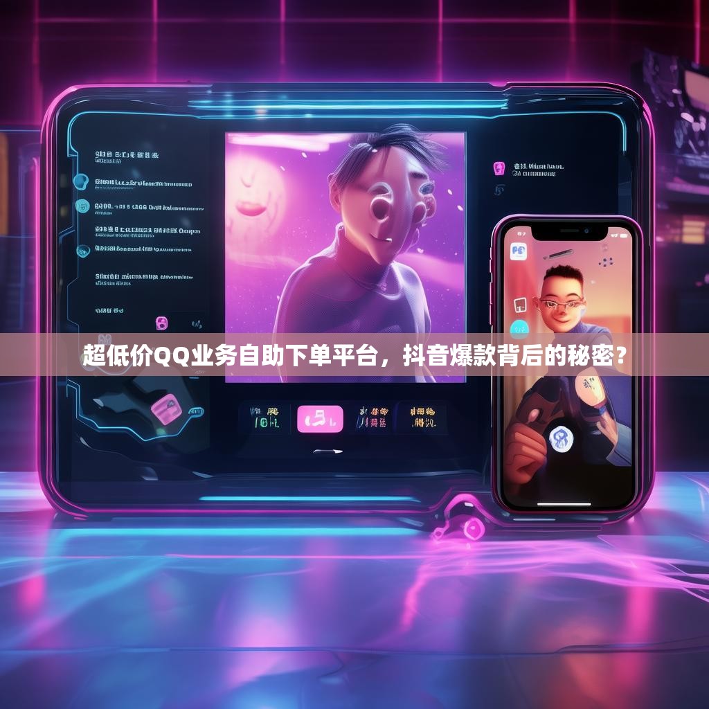 超低价QQ业务自助下单平台，抖音爆款背后的秘密？