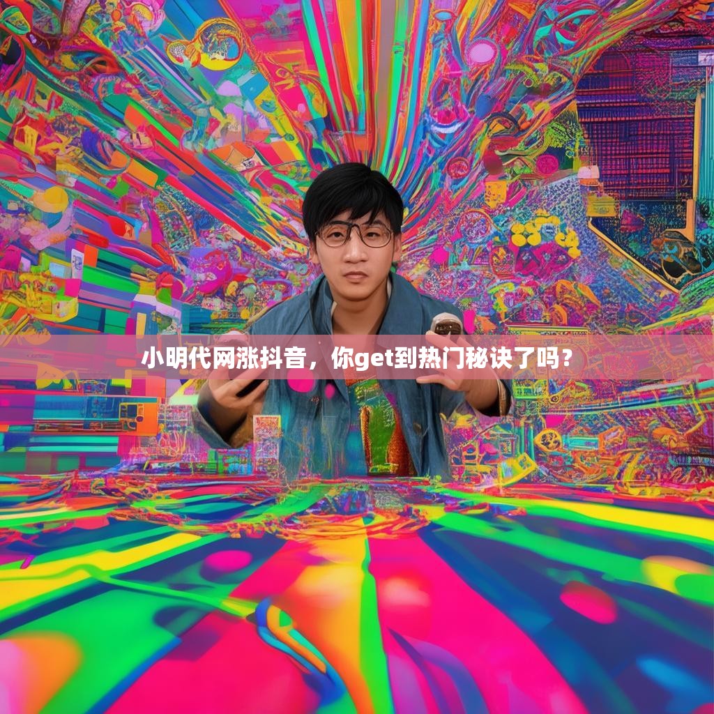 小明代网涨抖音，你get到热门秘诀了吗？