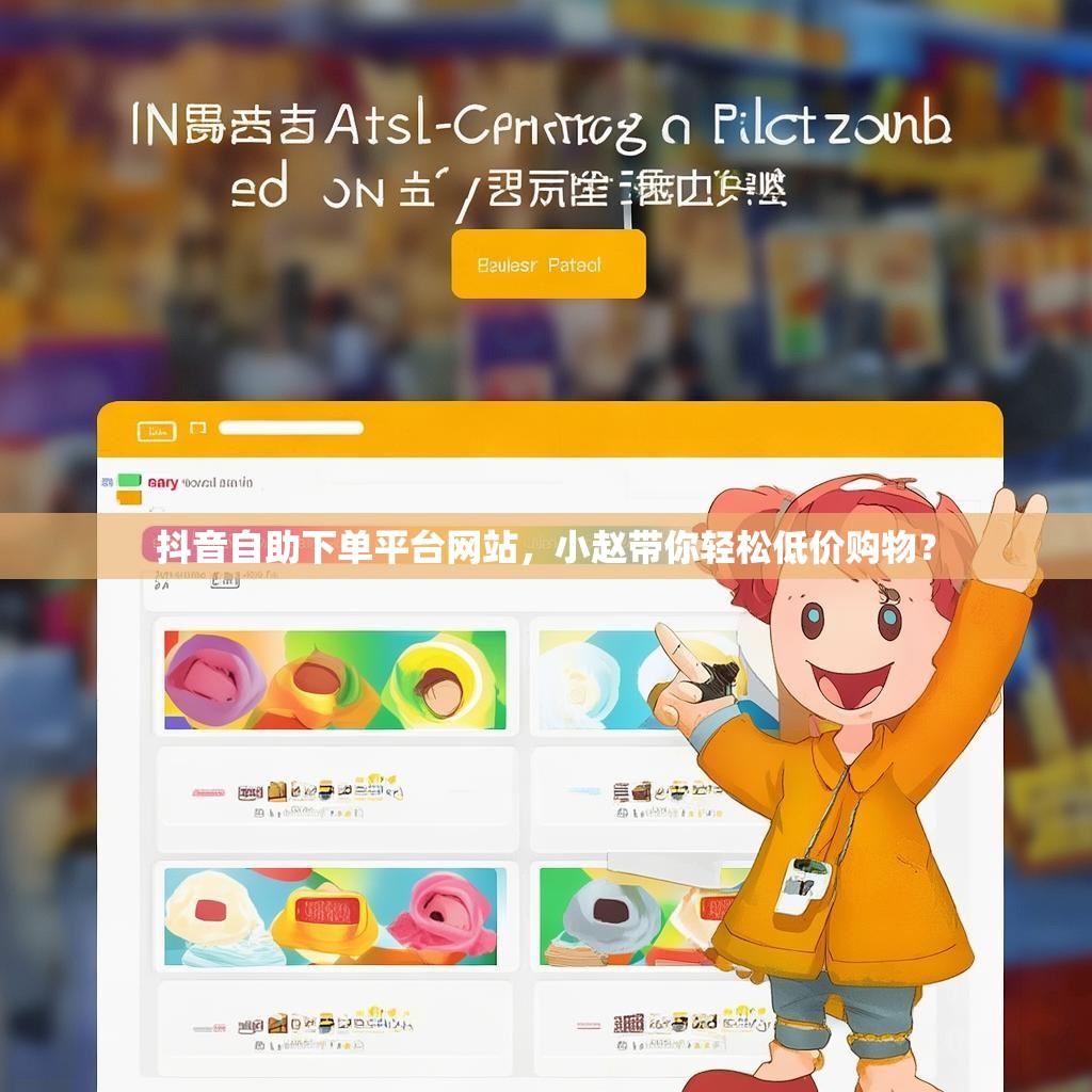 抖音自助下单平台网站，小赵带你轻松低价购物？