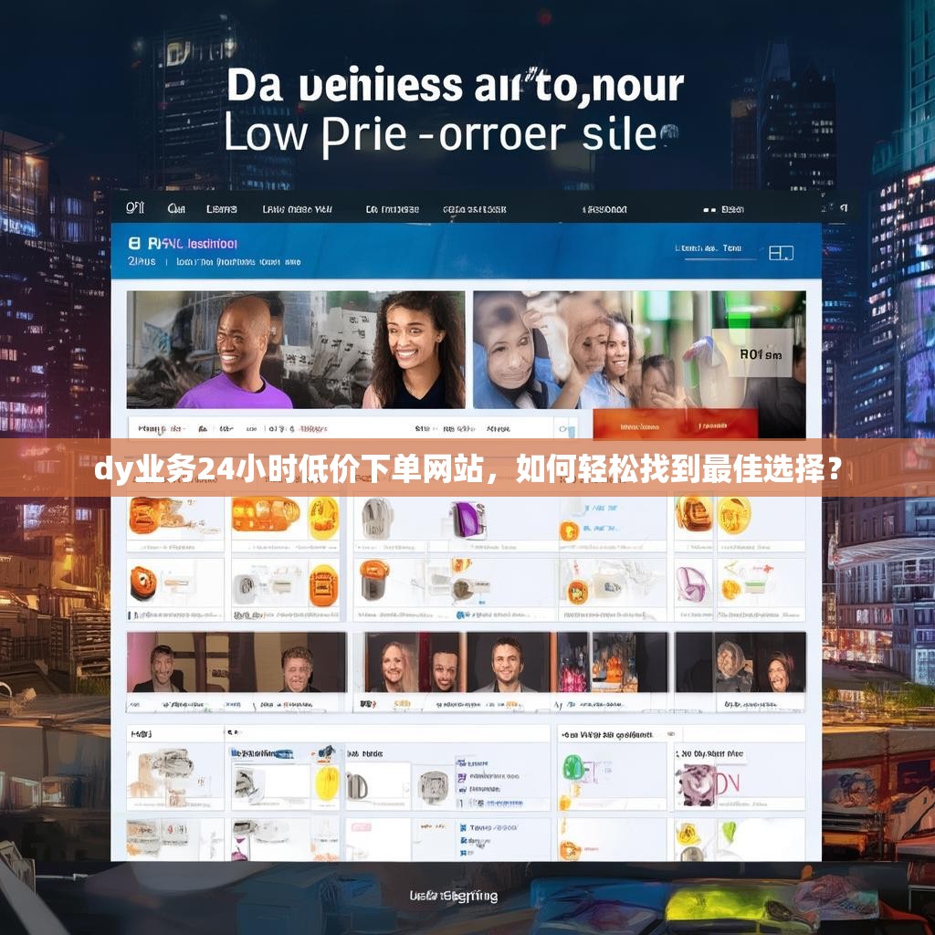dy业务24小时低价下单网站,如何轻松找到最佳选择? dy业务24小时低价下单网站,如何轻松找到最佳选择?