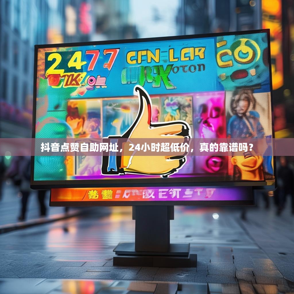 抖音点赞自助网址，24小时超低价，真的靠谱吗？