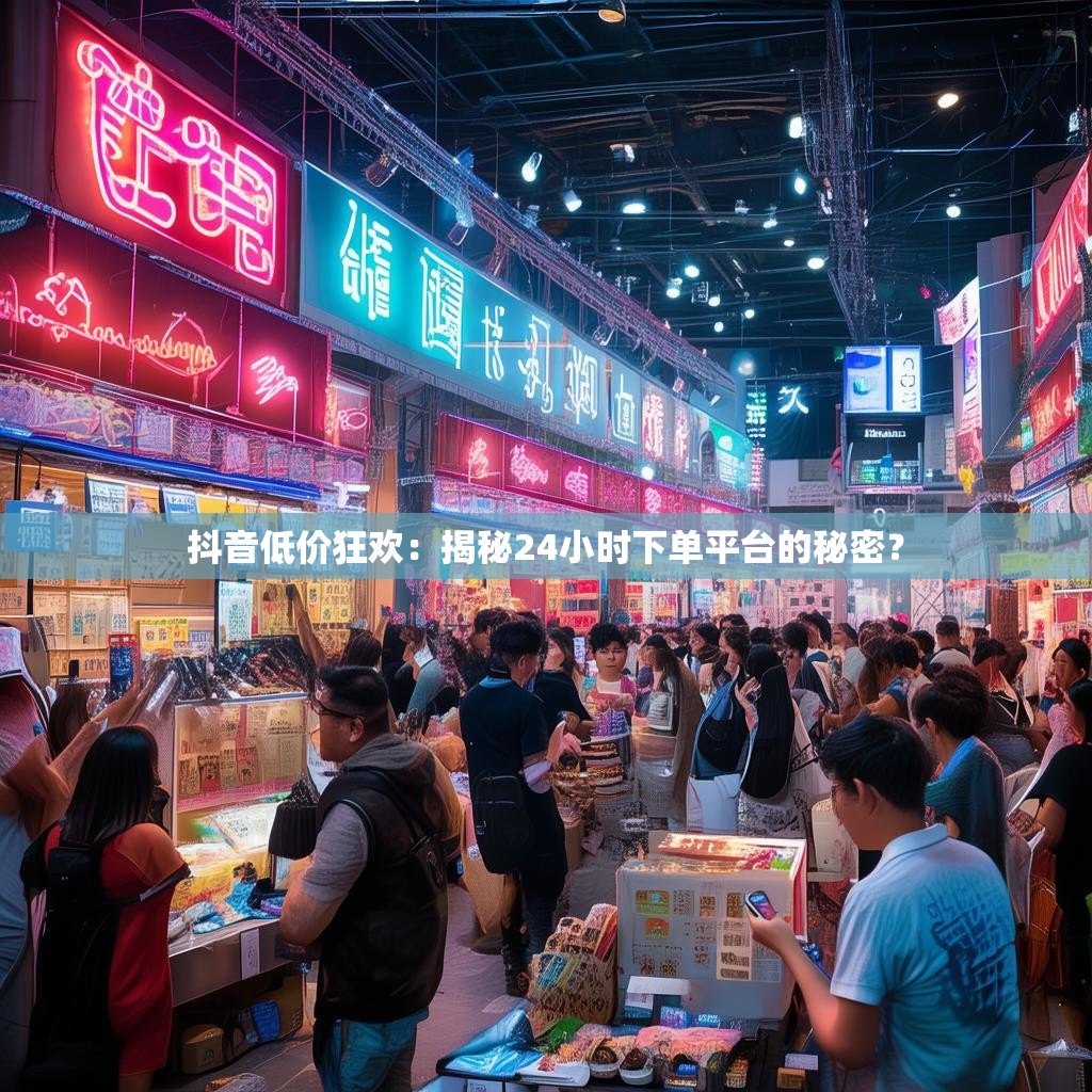 抖音低价狂欢：揭秘24小时下单平台的秘密？