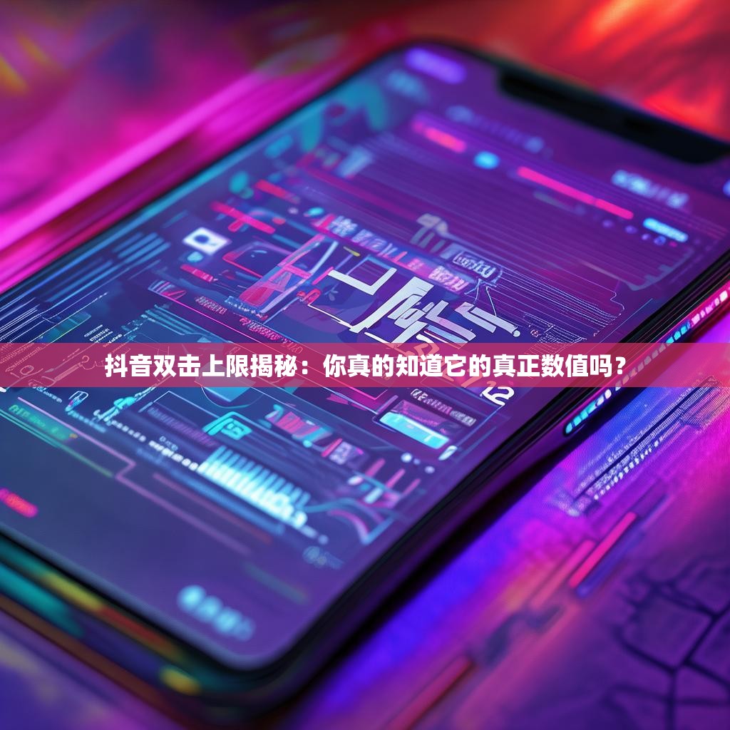 抖音双击上限揭秘：你真的知道它的真正数值吗？