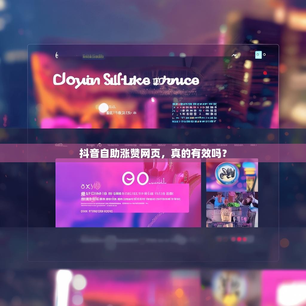 抖音自助涨赞网页,真的有效吗? 抖音自助涨赞网页,真的有效吗?