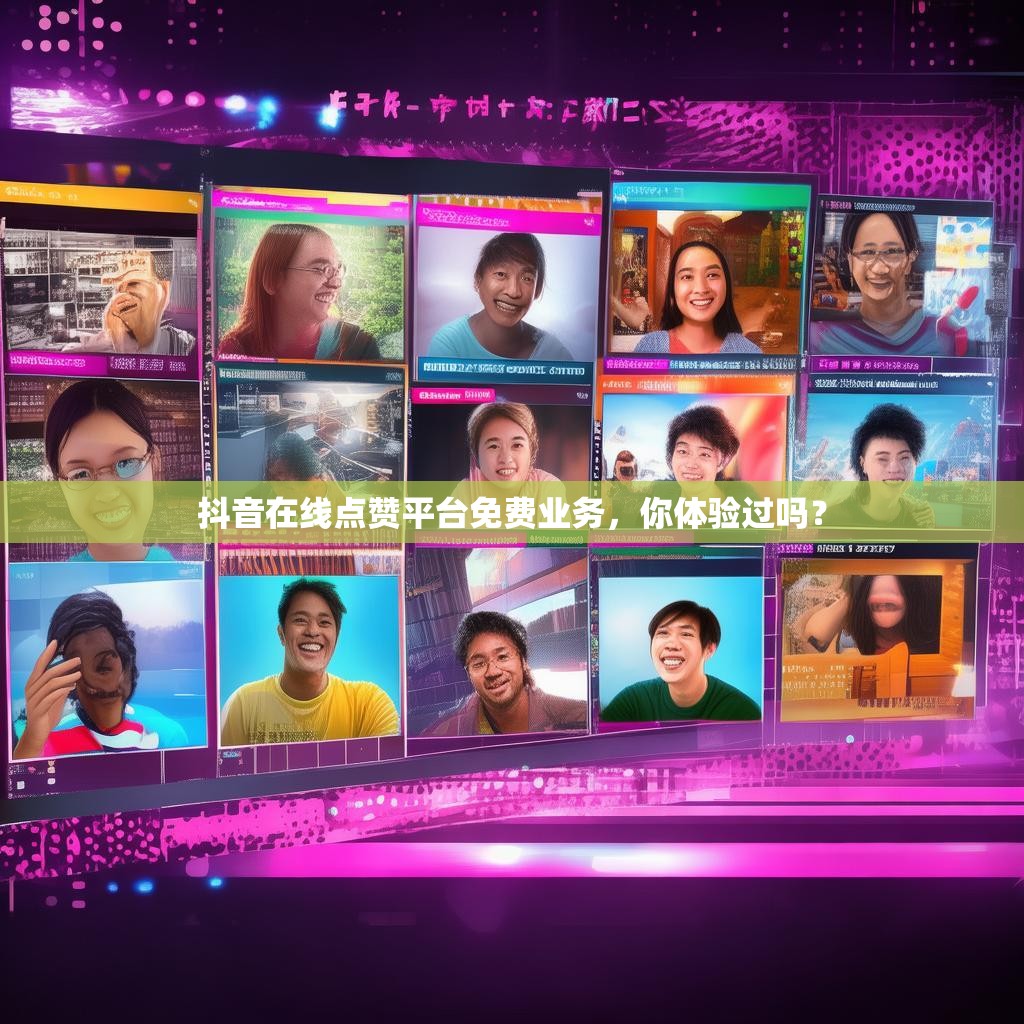 抖音在线点赞平台免费业务,你体验过吗? 抖音在线点赞平台免费业务,你体验过吗?