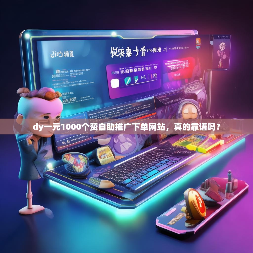 dy一元1000个赞自助推广下单网站，真的靠谱吗？