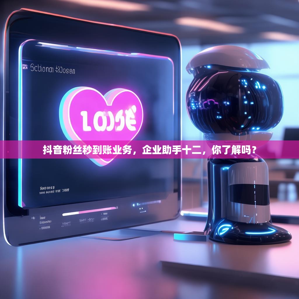 抖音粉丝秒到账业务，企业助手十二，你了解吗？