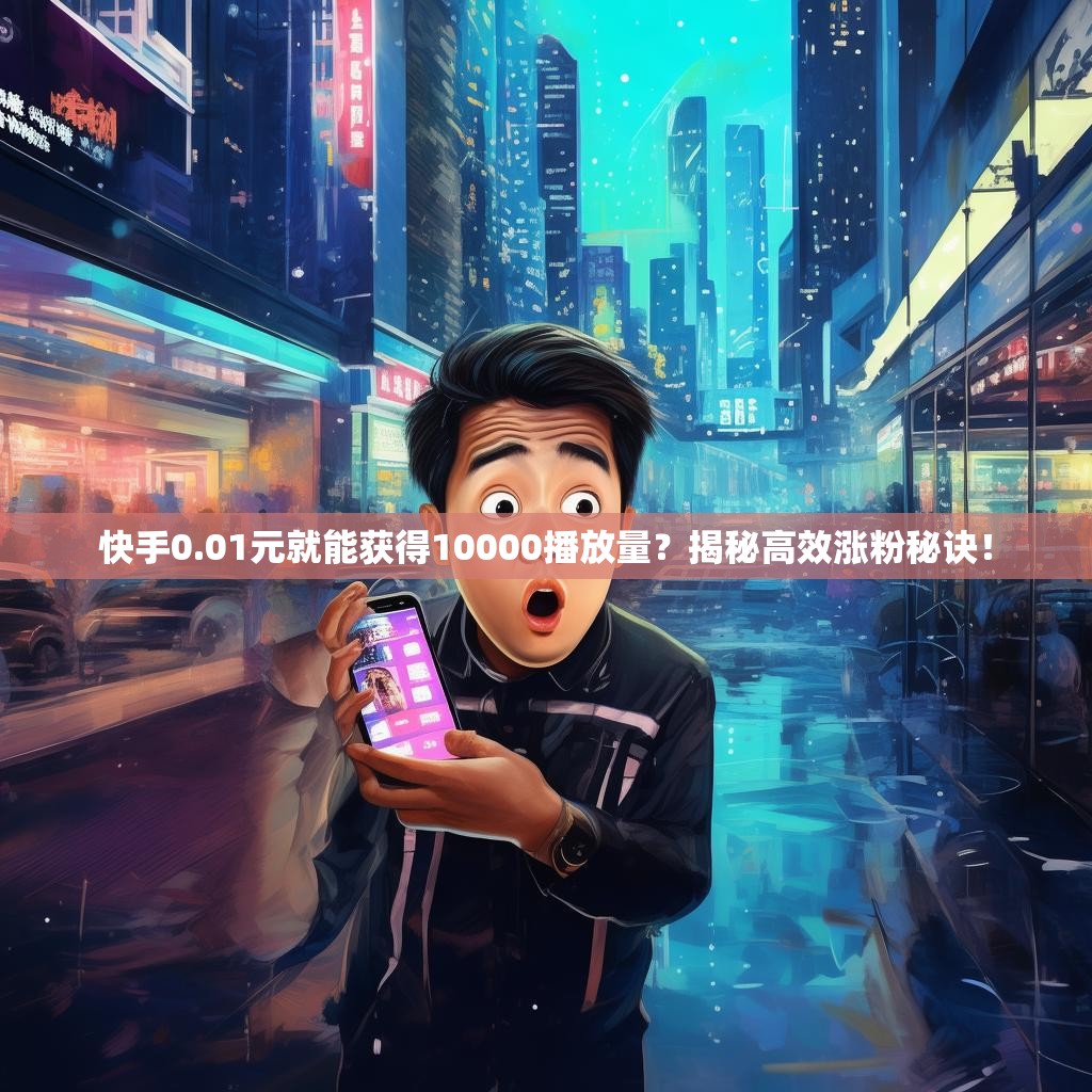 快手0.01元就能获得10000播放量?揭秘高效涨粉秘诀! 快手0.01元就能获得10000播放量?揭秘高效涨粉秘诀!