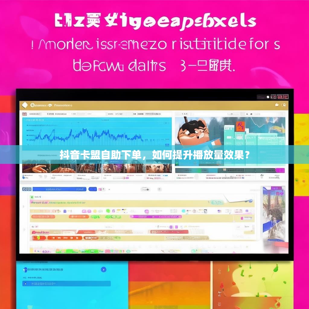 抖音卡盟自助下单，如何提升播放量效果？