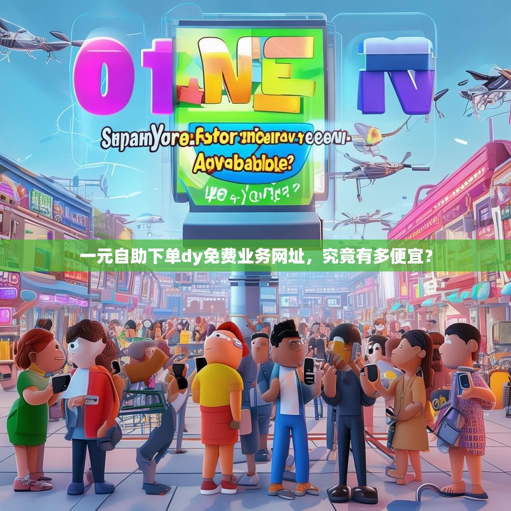 一元自助下单dy免费业务网址，究竟有多便宜？