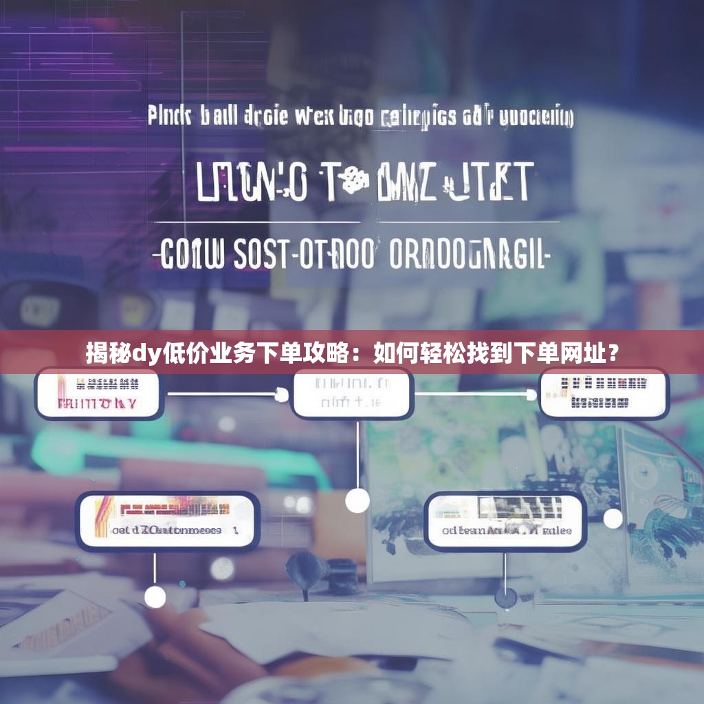 揭秘dy低价业务下单攻略:如何轻松找到下单网址? 揭秘dy低价业务下单攻略:如何轻松找到下单网址?