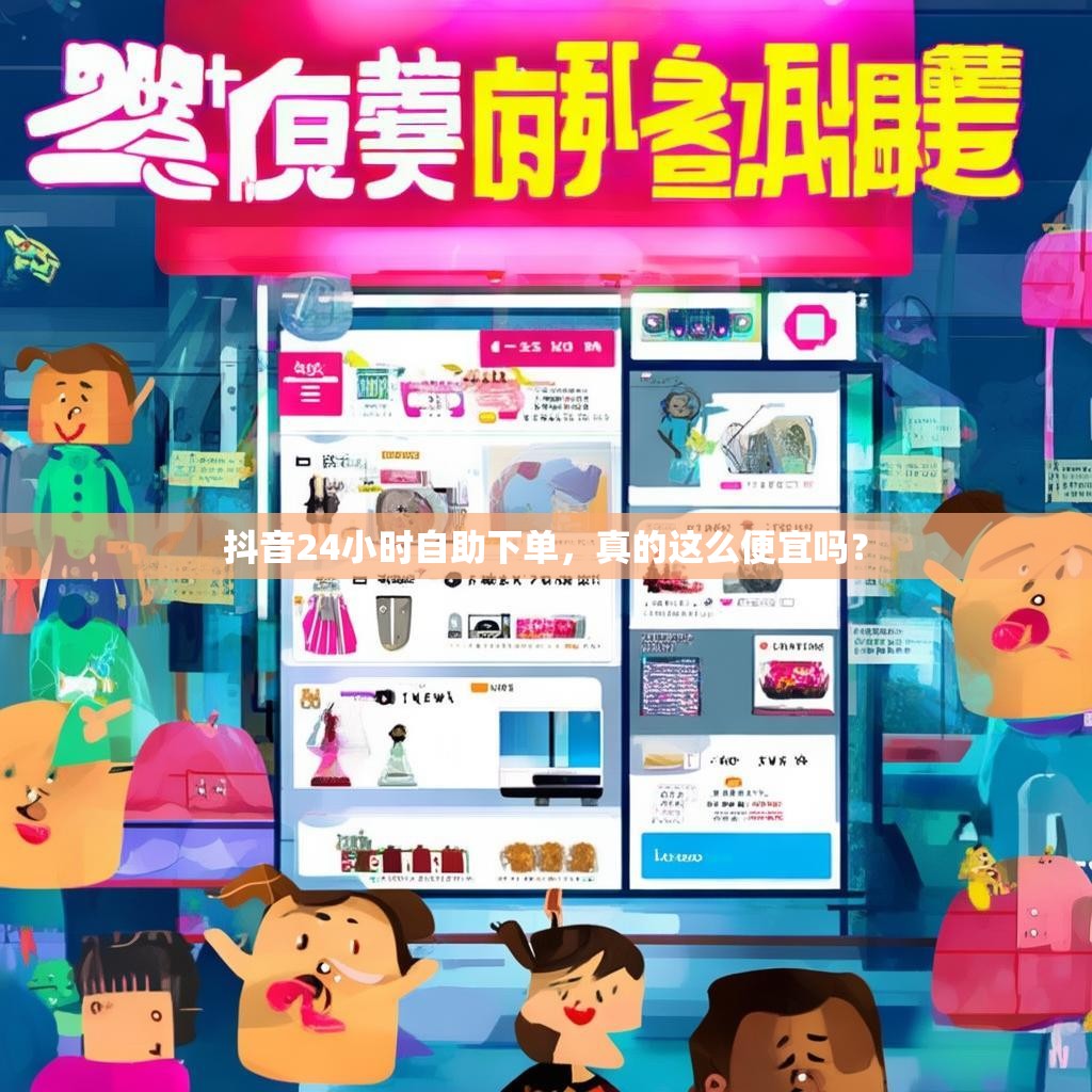 抖音24小时自助下单，真的这么便宜吗？