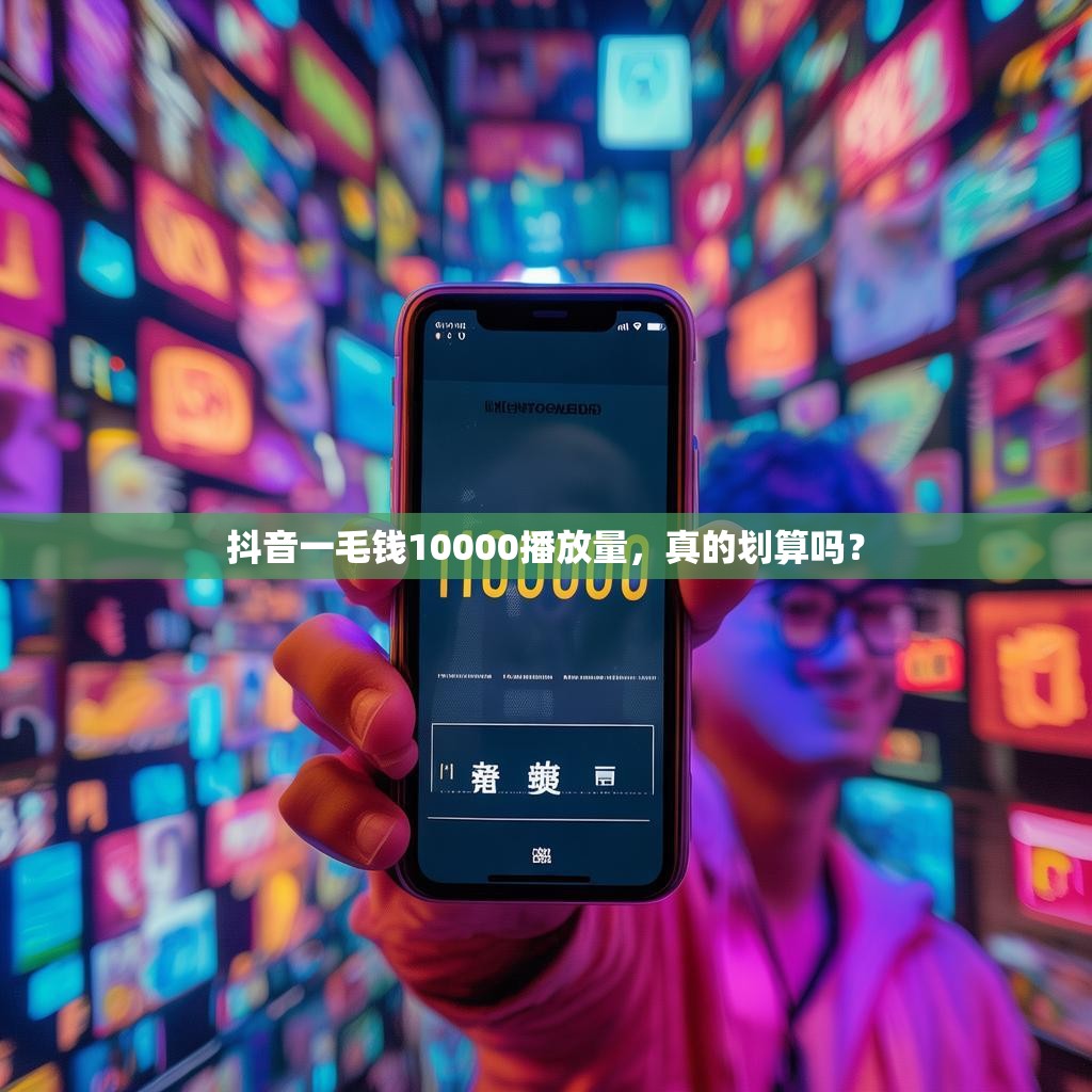 抖音一毛钱10000播放量，真的划算吗？