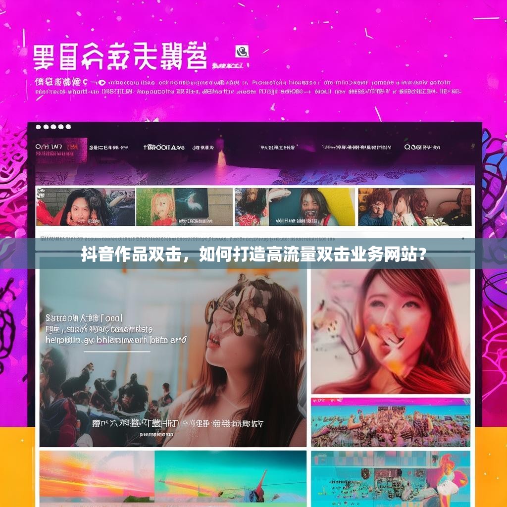抖音作品双击，如何打造高流量双击业务网站？