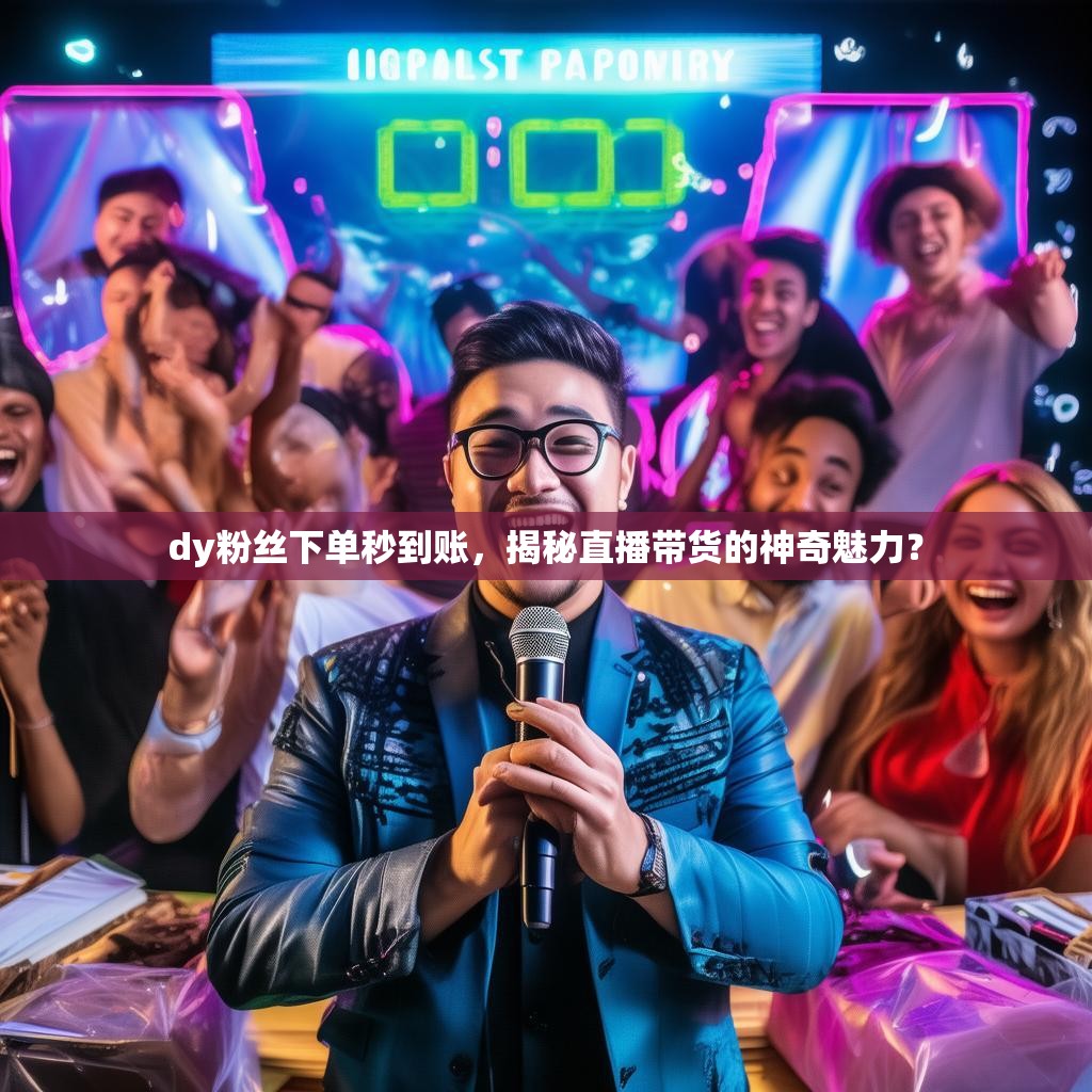 dy粉丝下单秒到账,揭秘直播带货的神奇魅力? dy粉丝下单秒到账,揭秘直播带货的神奇魅力?