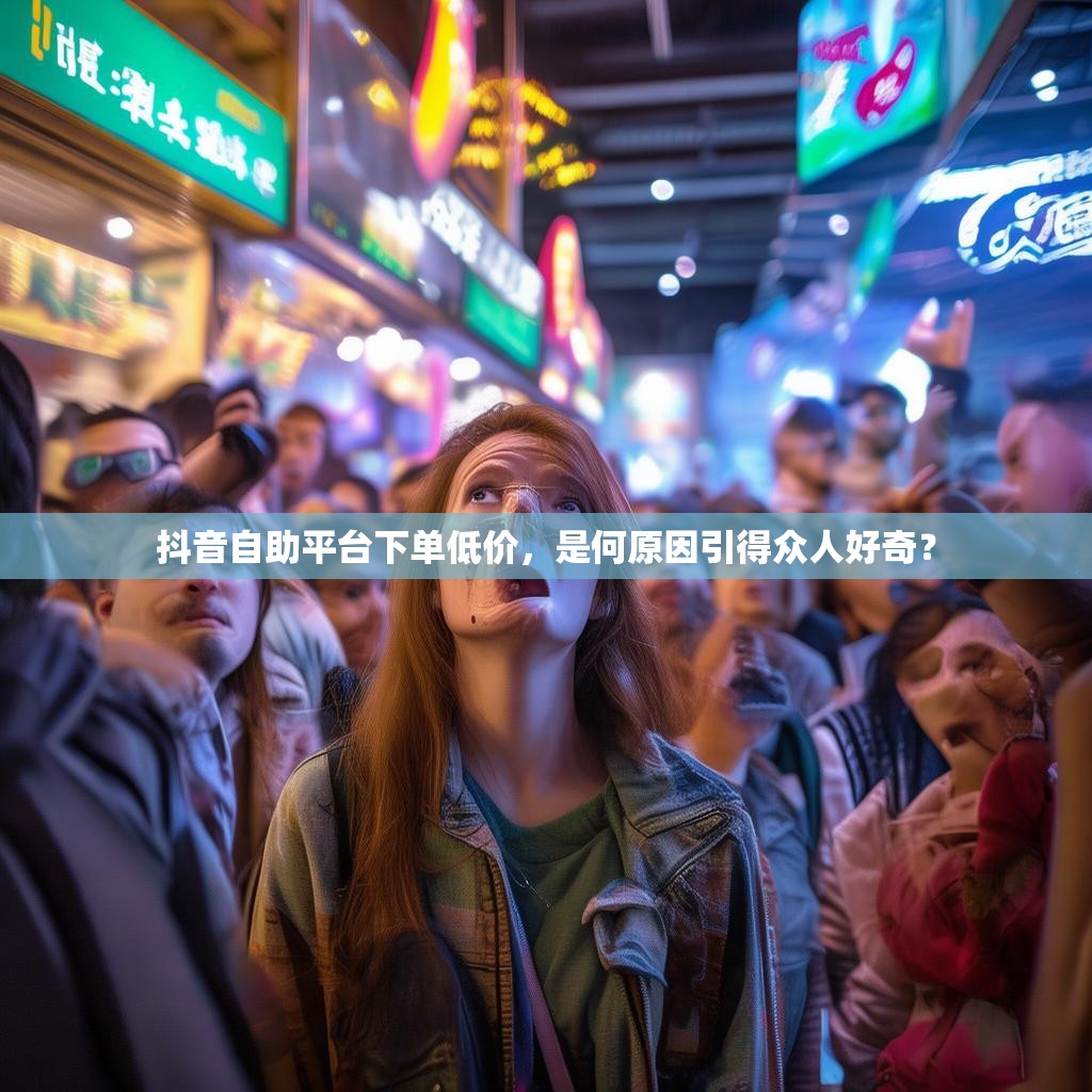 抖音自助平台下单低价，是何原因引得众人好奇？