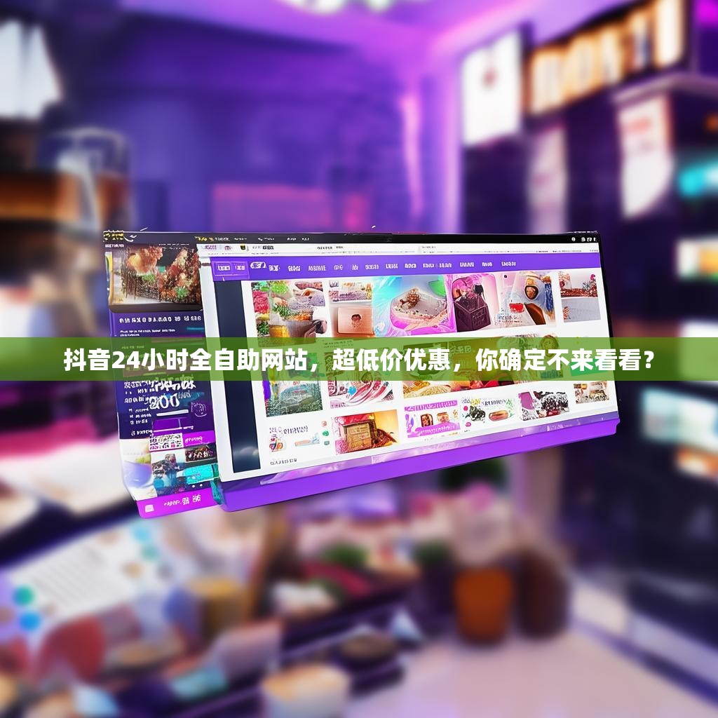 抖音24小时全自助网站，超低价优惠，你确定不来看看？