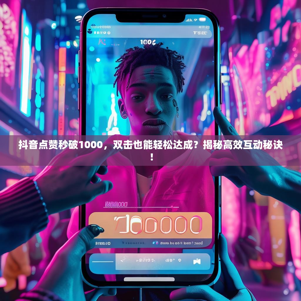 抖音点赞秒破1000，双击也能轻松达成？揭秘高效互动秘诀！