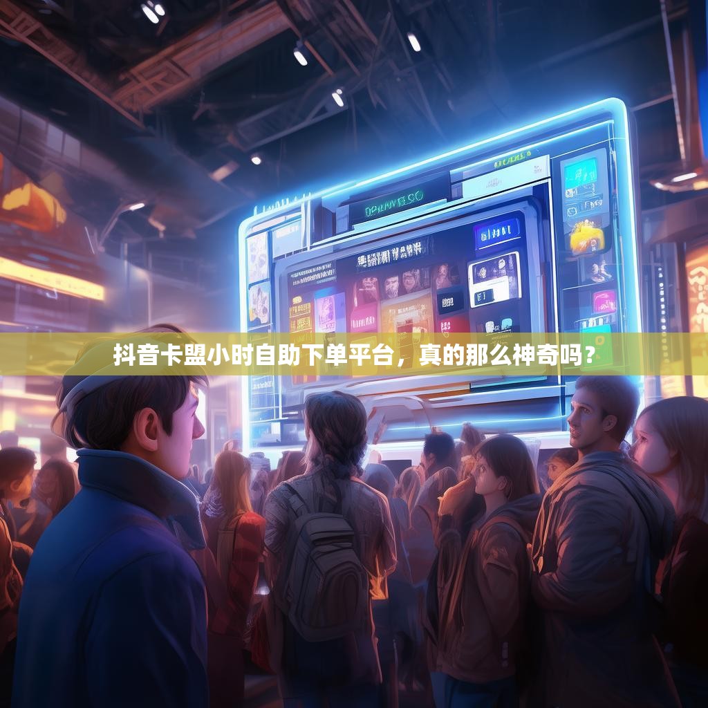 抖音卡盟小时自助下单平台，真的那么神奇吗？