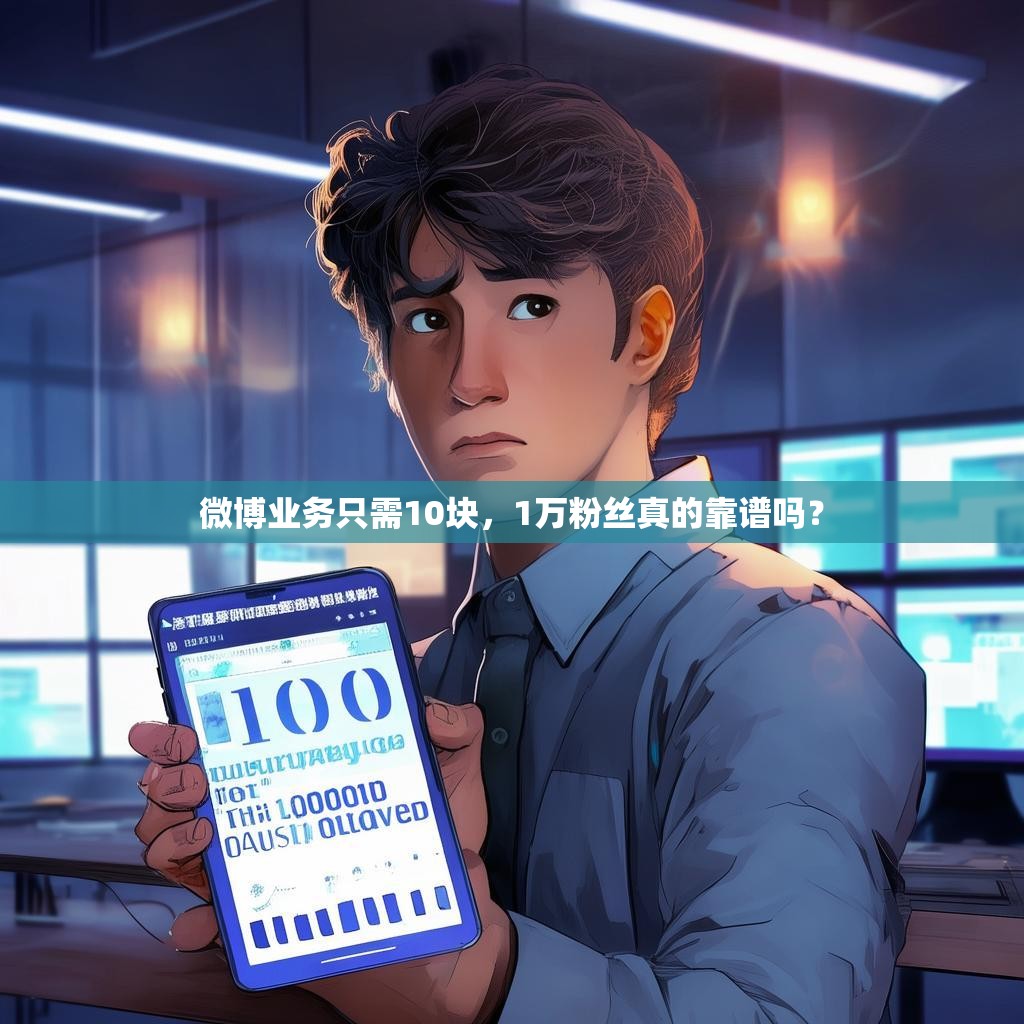 微博业务只需10块，1万粉丝真的靠谱吗？