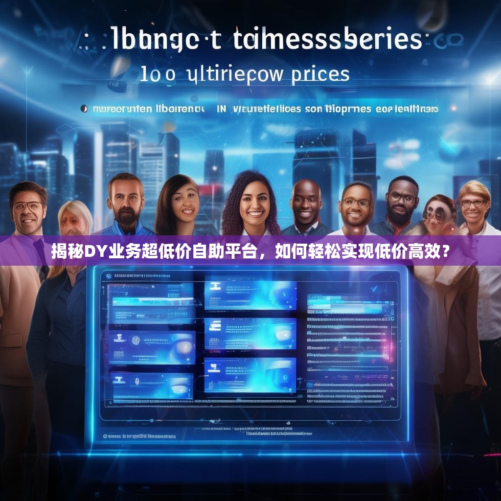 揭秘DY业务超低价自助平台，如何轻松实现低价高效？