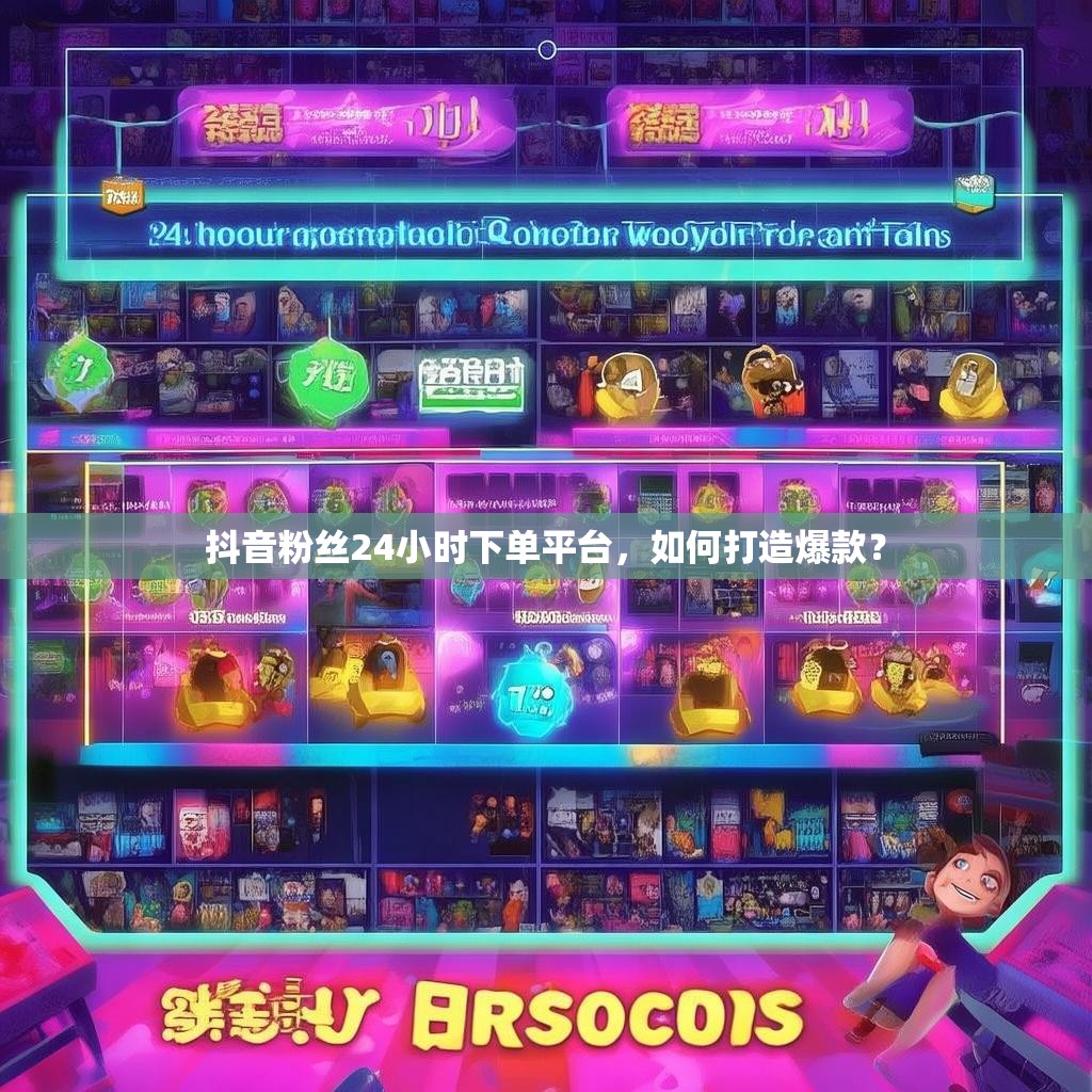 抖音粉丝24小时下单平台，如何打造爆款？