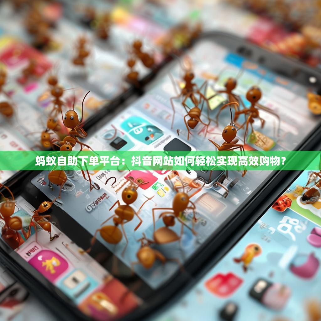 蚂蚁自助下单平台：抖音网站如何轻松实现高效购物？