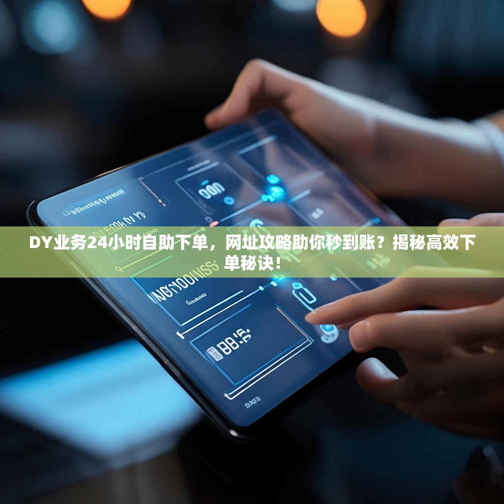 DY业务24小时自助下单，网址攻略助你秒到账？揭秘高效下单秘诀！