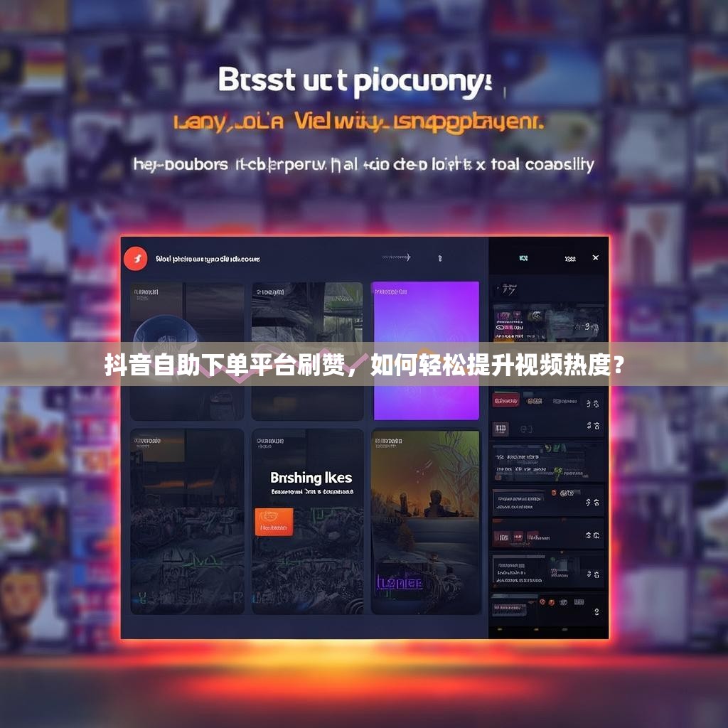 抖音自助下单平台刷赞,如何轻松提升视频热度? 抖音自助下单平台刷赞,如何轻松提升视频热度?