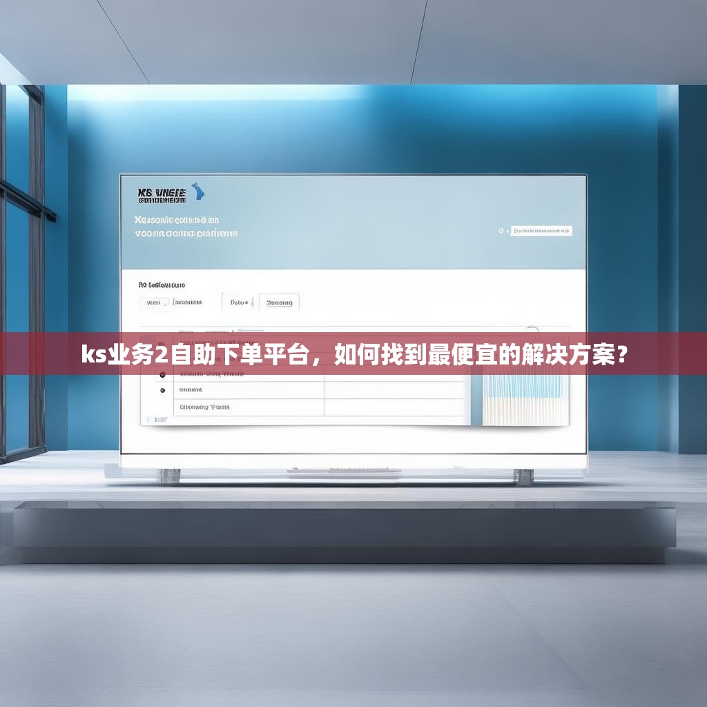 ks业务2自助下单平台，如何找到最便宜的解决方案？