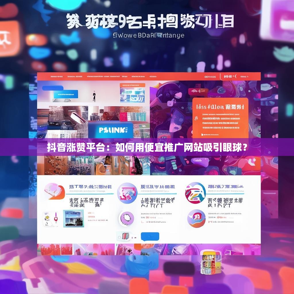 抖音涨赞平台：如何用便宜推广网站吸引眼球？