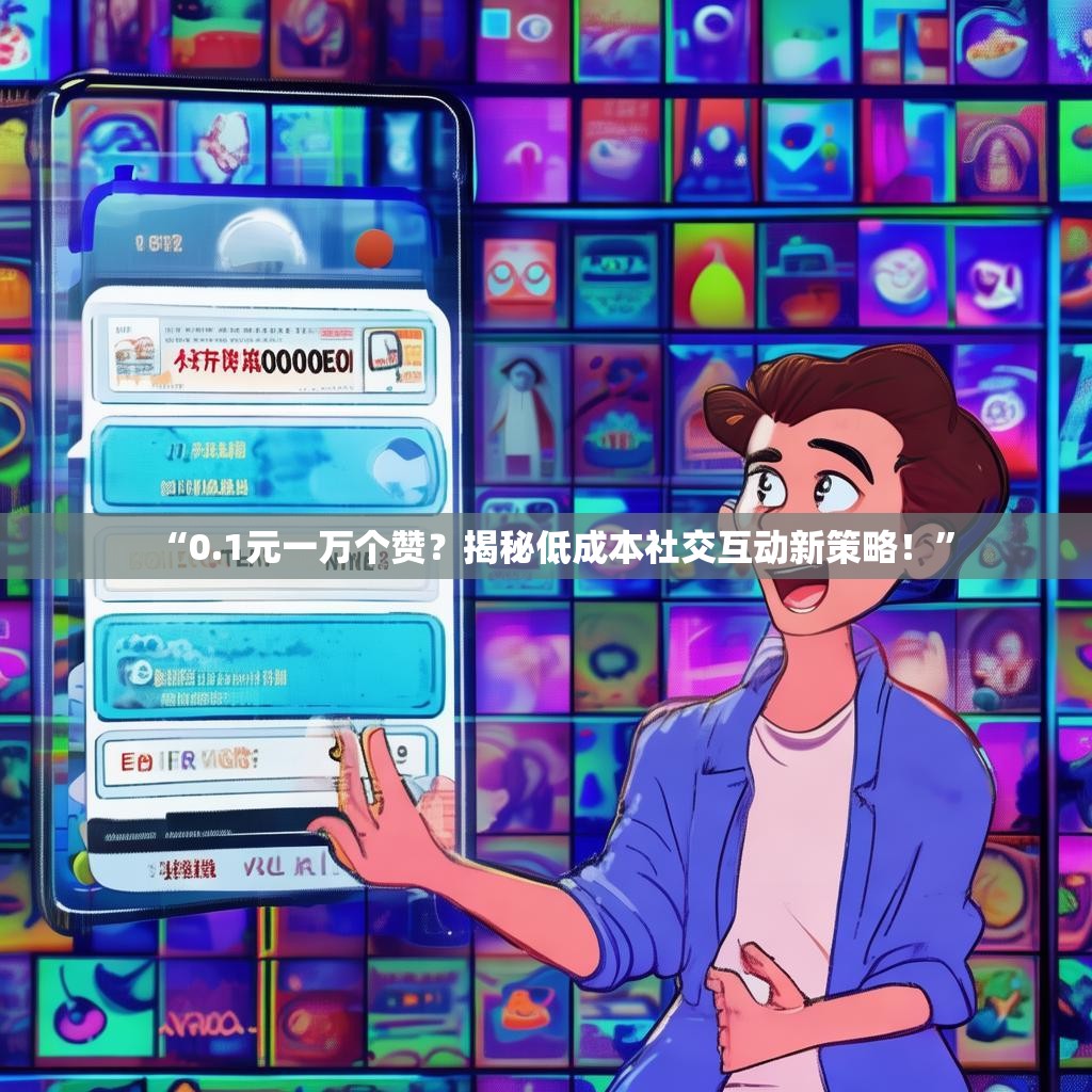 “0.1元一万个赞？揭秘低成本社交互动新策略！”